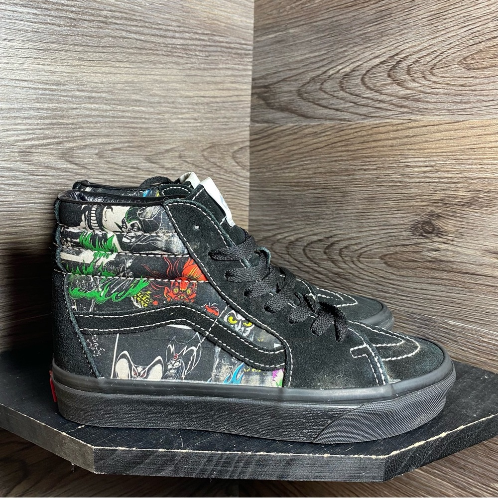 Vans sk8 hi Disney villains black